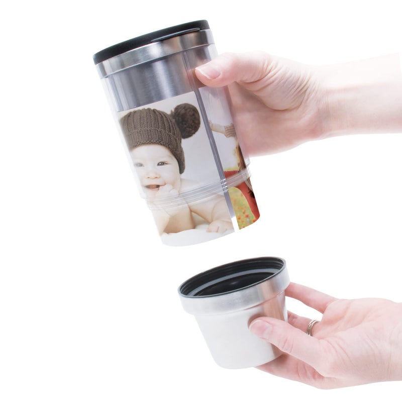 Thermo-Temp 16 oz. Stainless Steel DIY Photo Tumbler - Image 4
